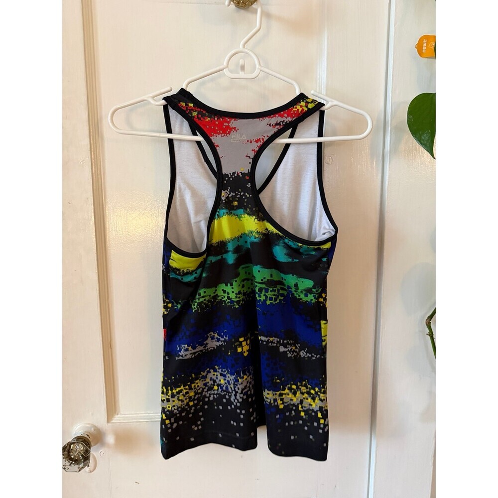 FILA women’s size small abstract multicolor tank top - Picture 8 of 10